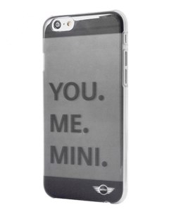 Чехол для iPhone 6 6S Hard Transparent Black Mini