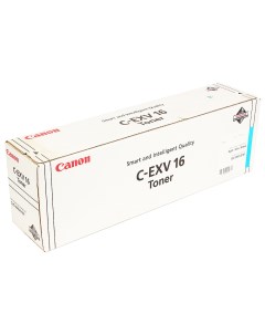 Картридж для лазерного принтера C EXV16C 1068B002 голубой оригинал Canon