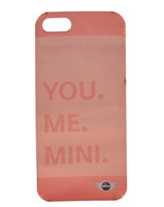 Чехол для iPhone 5S SE Hard Transparent Orange Mini