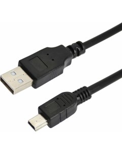 Кабель USB mini USB 0 2 м черный Rexant