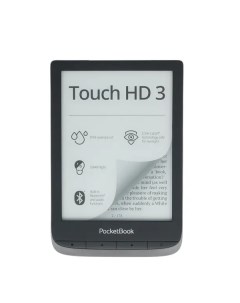 Электронная книга 632 Touch HD 3 Metallic Grey серый металлик серый Pocketbook