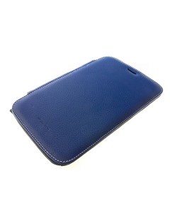 Кожаный чехол книжка Melkc Premium Kios Type для Samsung Galaxy P3200 Tab 3 7 0 синий Nobrand