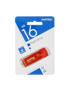 Флешка Smart Buy Twist 16GB USB 3 0 Flash Drive красный Smartbuy