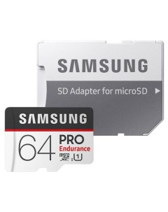 Карта памяти PRO Endurance MicroSDXC SDR104 64GB Samsung