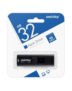 Флешка Smart Buy Fashion 32GB USB 3 0 Flash Drive черный Smartbuy