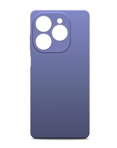 Чехол для Tecno Spark 20 Pro силиконовый матовый лавандовый Miuko