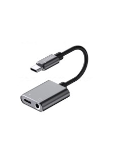 Переходник USB Type C 3 5 мм USB Type C AD10 серый Péro