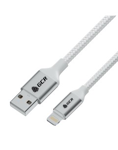 Кабель 53077 USB Lightning 1 м белый Gcr