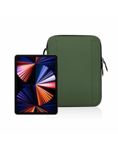 Сумка органайзер для планшета и ноутбука Parallel Hardshell Bag для iPad 12 9 Green Wiwu