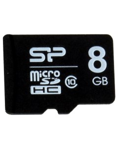 Карта памяти Micro SDHC SP008GBSTH010V10 8GB Silicon power