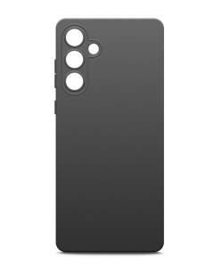 Чехол на Samsung Galaxy S24 силиконовый черный матовый Brozo