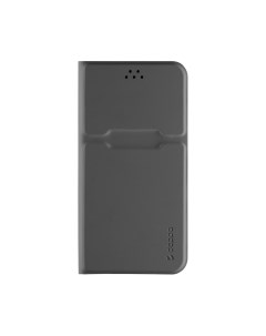 Чехол для смартфона c функцией подставки Case Universal 6 5 7 1 L темно серый Deppa