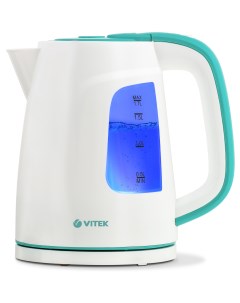 Чайник электрический VT 7022 1 7 л белый голубой Vitek