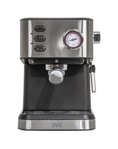Рожковая кофеварка JK CF33 серебристый черный Jvc