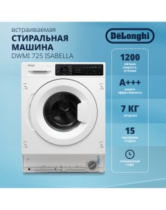 Встраиваемая стиральная машина DWMI 725 Isabella Delonghi