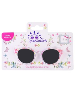 Солнцезащитные очки для детей Привет Ромашки оправа прозрачная 1toy