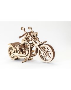 Конструктор 3D пазл EWA Мотоцикл Cruiser Eco wood art