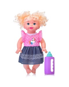 Кукла JK026 6 Алисия с бутылочкой в пакете Oubaoloon