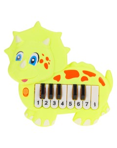 Детское пианино Динозаврик 2 15 см 1981235 Рыжий кот