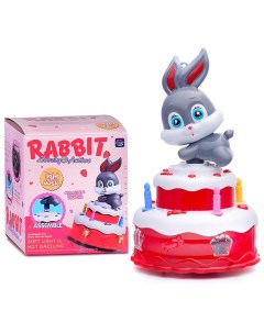 Интерактивная игрушка 2202F Заяц на торте в коробке Oubaoloon