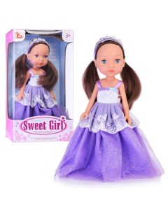Кукла LS900 15 Марианна в фиолетовом платье в коробке Кнр