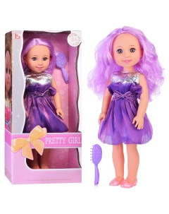Кукла LS1502 Аня с лиловыми волосами в коробке Кнр