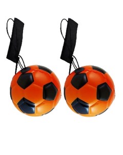 Йо Йо 2 мячика мягких Футбольный мяч оранжевый Cosy