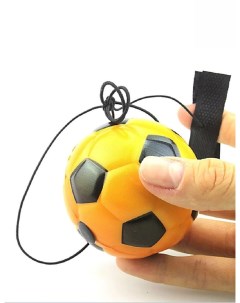 Йо Йо Мячик антистресс Футбольный мяч желтый Cosy