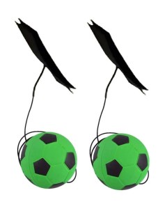 Йо Йо 2 мячика мягких Футбольный мяч зеленый Cosy