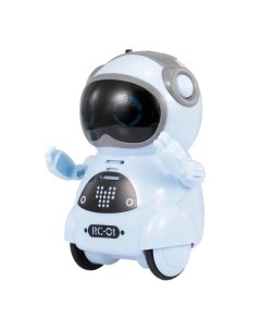 Карманный интерактивный робот JIA 939A голубой Jiabaile