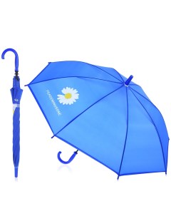 Зонт детский 00 0207 с ромашкой 45 см синий Oubaoloon