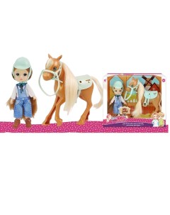 Кукла с лошадкой с аксессуарами 2371607 Nobrand