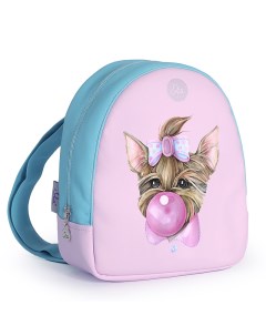 Рюкзак детский собачка с бантиком бирюзовый розовый Ya plus ya