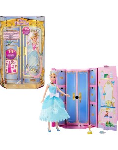 Кукла Золушка Cinderella Disney с гардеробом и аксессуарами HMK53 Iqchina