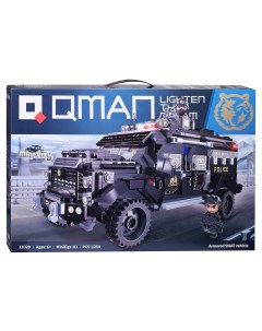 Конструктор 11020 Машина 1250 дет Qman