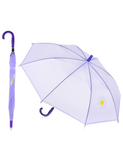 Зонт детский 00 0210 с ромашкой 45 см сиреневый Oubaoloon