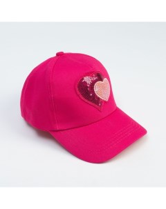 Кепка для девочки Любовь цвет розовый р р 52 Minaku