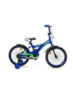 Велосипед детский SNOKY двухколесный 18 синий ZG 1847 Zigzag