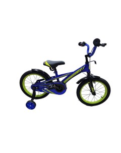 Велосипед детский TechTeam Quattro 16 синий сталь 2023 Tech team