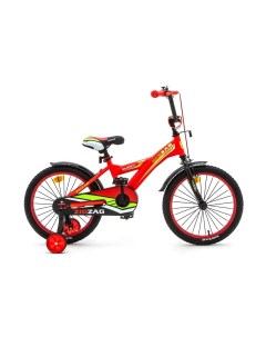 Велосипед детский SNOKY двухколесный 18 красный ZG 1846 Zigzag