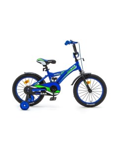 Велосипед детский двухколесный 16 SNOKY синий ZG 1647 Zigzag