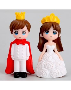 Фигурка Миниатюра кукольная Принц и принцесса 2 шт 3 Nobrand