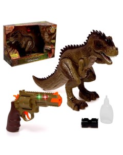 Пистолет игрушечный Динозавр Тираннозавр трансформация цвет МИКС Nobrand