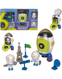 Игровой набор Junfa Покорители космоса Полет космического корабля свет звук WT 11826 Junfa toys