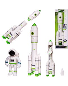 Игровой набор Junfa Покорители космоса Космическая ракета пар свет звук DQ 04484 Junfa toys