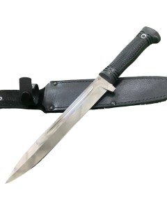 Нож Майор цельнометаллический кованая 95х18 резина Титов и солдатова
