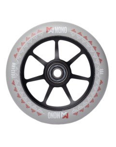 Колесо для самоката Spocked Wheel 110х24mm 86A 1шт black core grey pu Mono