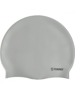Шапочка для плавания Flat серый Torres
