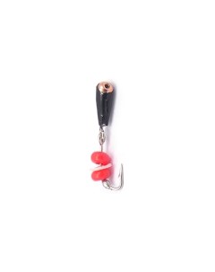 Мормышка вольфрамовая Капля с подвесным крючком 2 0мм коронка медь 5 шт Olta