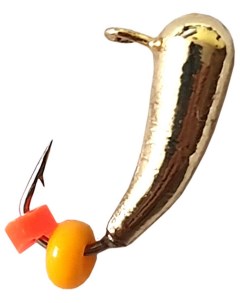 5 ШТУК Мормышка вольфрамовая для зимней рыбалки со льда Банан 1 5мм Olta
